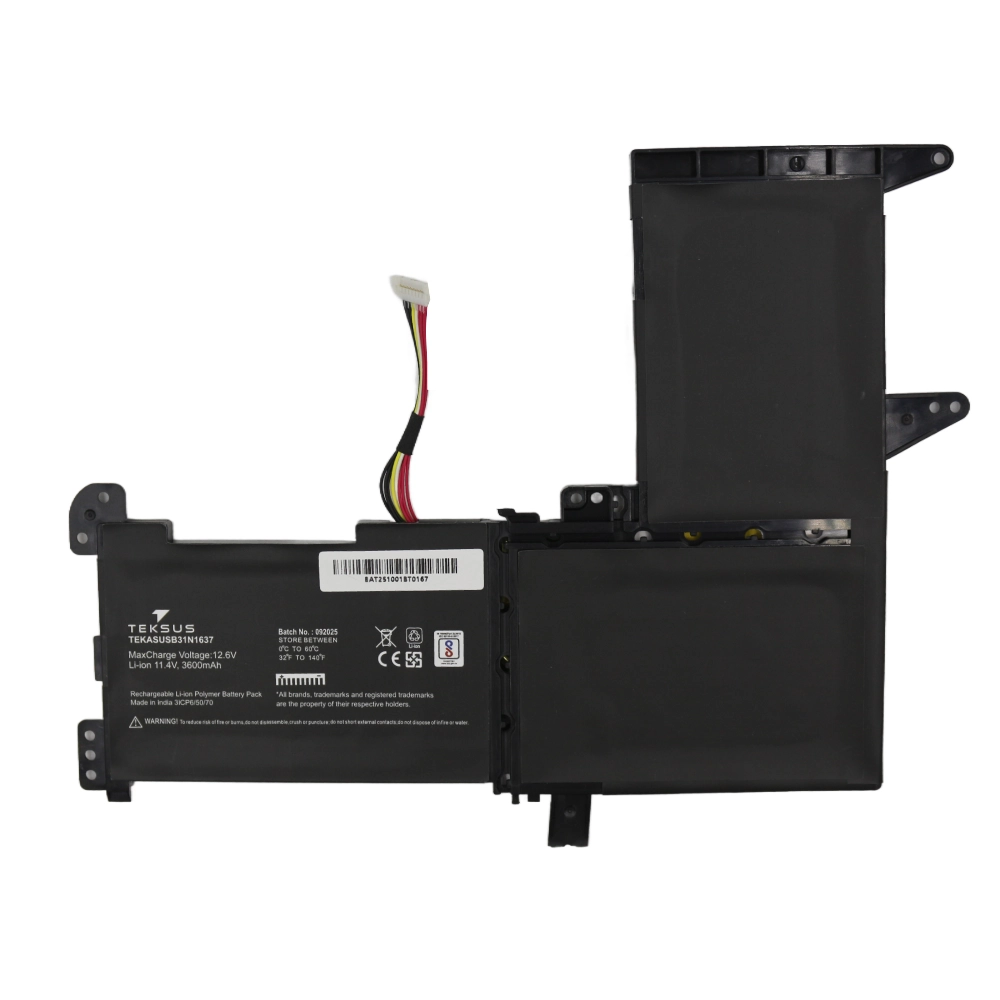 Teksus Laptop Battery Compatible For Asus X510U | B31N1637 view 2